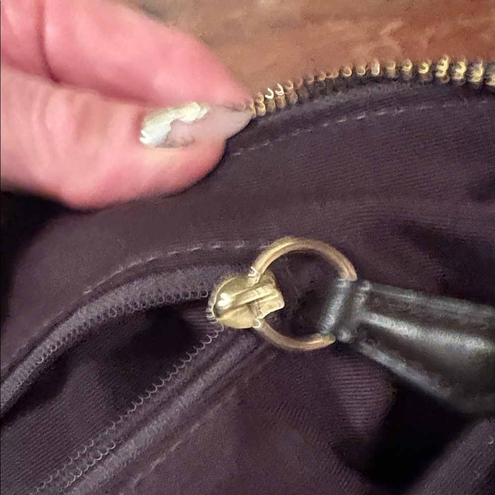 Coach Kelsey Python Pattern Taupe,Brown and Black cross body - Picture 15 of 15